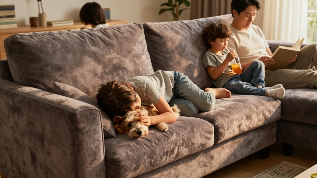 What is the most comfortable fabric for a sofa?