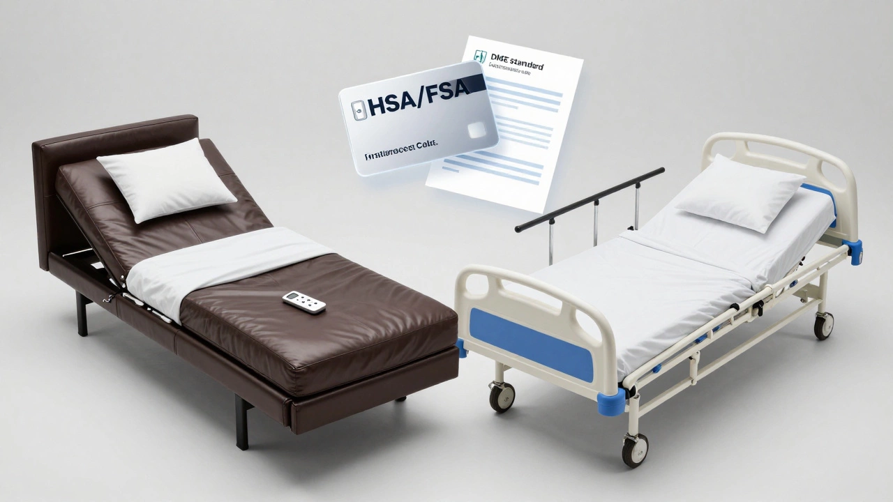 Comparison of luxury adjustable bed vs basic hospital bed frame